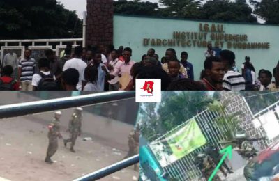 Kinshasa | Vives tensions à l’ISAU : La Police et les étudiants s’affrontent !