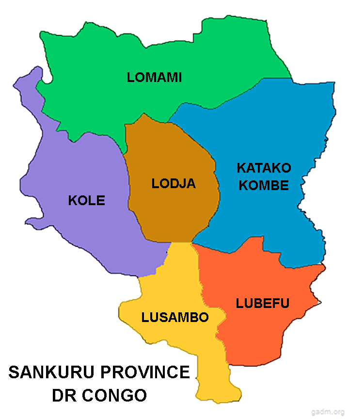 sankuru province districts
