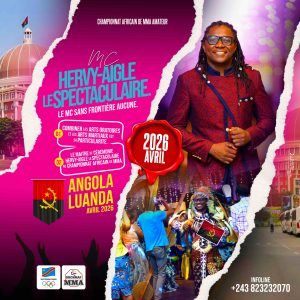 Un talent congolais récompensé : Hervy-Aigle Boase Muitabayi s’envole pour l’Angola [ Intégralité ]